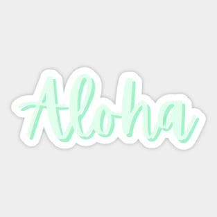 Aloha Sticker